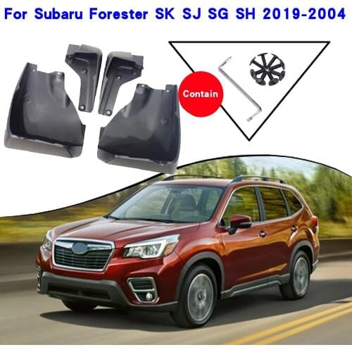Car Fender Accessories For Subaru Forester SK SJ SG SH 2004-2019 Mudguards Splash Guards Fender Mudflaps Car Fender Mud Flaps