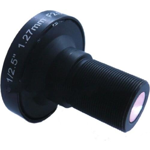 M12 lens 5.0MP 1.27mm Fisheye Sports Camera Lens Wide Angle 185Degrees M12 IR Filter No Distortion For all sport camera