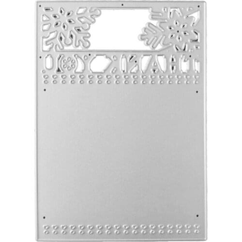Snowflake Thank You Metal Cutting Dies Stencil DIY Scrapbooking Album Paper Card Template Mold Embossing Craft Decoration