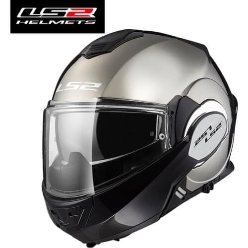 Original LS2 FF399 Flip Up Motorcycle Helmet Modular Man Women With Dual Visor Capacete ls2 Helmet Casco Moto cascos para moto