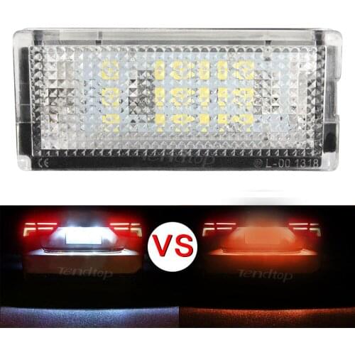 License Plate Lights For BMW E46 4D 1998-2003 12V LED Number Lamps White Led CANBUS No Error Led Lights For Auto Car-Styling