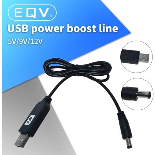 USB power boost line DC 5V to DC 5V 9V 12V Step UP Module USB Converter Adapter Cable 2.1x5.5mm Male Connector Converter