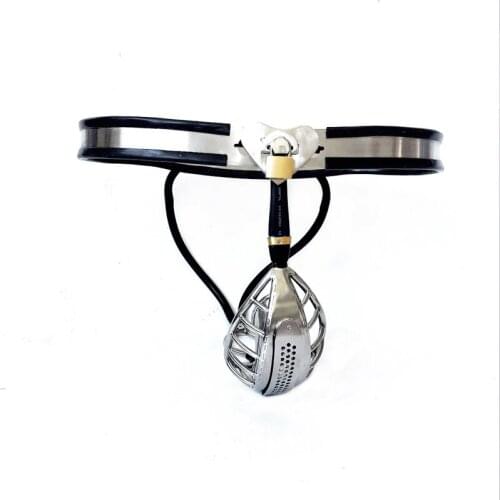 BDSM Sex Toys Male Chastity Belt Stainless Steel Chastity Cages Penis Lock Cock Cage Adult Sex Toys For Men Adult Sex Toys