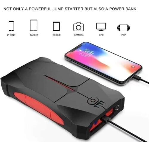 GKFLY 12V 800A 9200mAh Car Jump Starter Emergency Power Bank Portable Booster Starting Cables Suitable For Petorl Diesel Auto
