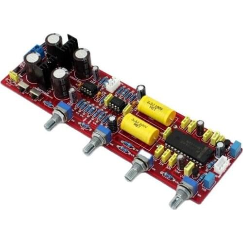Assembled LM4610+NE5532 Preamplifier Board Treble Bass Balance Volume Adjustment - YJ0019