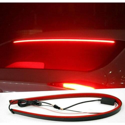40inch Car LED Stop signal Lamp Rear 3rd Stop Brake Strip Light Lamp Warning Turn Strip Driving LED Signal Safety Flexible