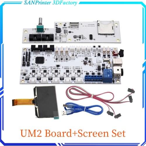 Ultimaker2 3D Printer Part DIY Full Board Set Kit, UM2 V2.1.4 Control Panel + LCD Screen + Motherboard