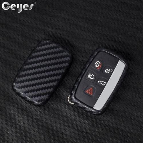 Ceyes Auto Sticker Protection Remote Smart Key Covers Case For Land Rover Range Rover Sport Discovery 4 Freelander Car Styling