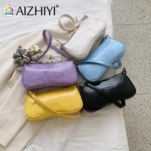 Women Totes Bags Retro Alligator Pattern Clutch Handbag Female Elegant PU Leather Shoulder Shopping Bags Purse