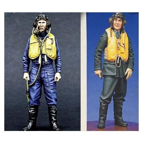 1/32 scale WW2 US Pilots 2 people WWII Resin Model Kit Model Free Shipping