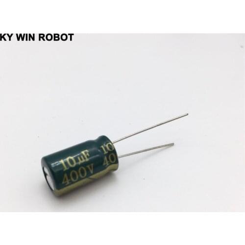 10pcs/bag 10 * 17mm 400V / 10UF electrolytic capacitor