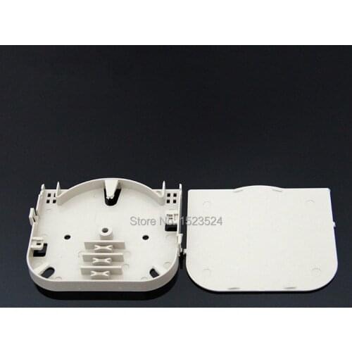 20pcs/lot 4 Core ABS Plastic Plate Terminal Box Plate Fiber Optic Splice Tray Fiber Optic 4 Port Fiber Optic Splicing Tray