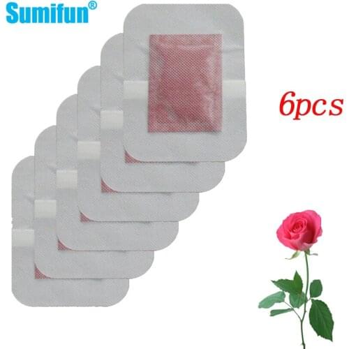 6pcs Rose Frangrance Chinese Herbal Detox Foot Patches Pads Body Toxin Sleep Slimming toxin feet pads Dispel Dampness sticker