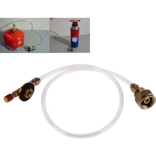 Outdoor Camping Gas Stove Propane Refill Adapter Gas Flat Cylinder Tank Coupler Adaptor Gas Charging Accessories