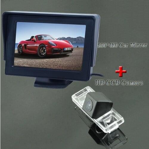4.3" car reversing monitor+Shockproof 170 wide angle car rear view camera suitable for Nissan Qashqai