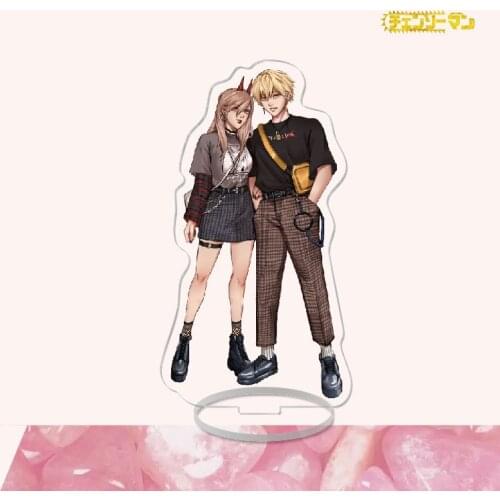 Chainsaw Man Anime Denji Pochita Makima Aki Hayakawa Power Acrylic Stand Figure Model Plate Cosplay Collection Gifts