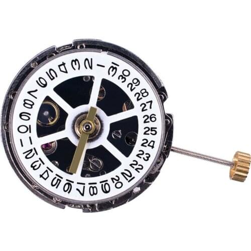 White/yellow watch movement suitable for maintenance and replacement of 2813 three-hands large date movement