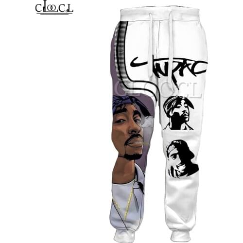 CLOOCL Rapper Tupac Amaru Shakur 2pac Sweatpant 3D Print Trousers Men Women Harajuku Pant Streetwear Casual Pant Drop Shipping