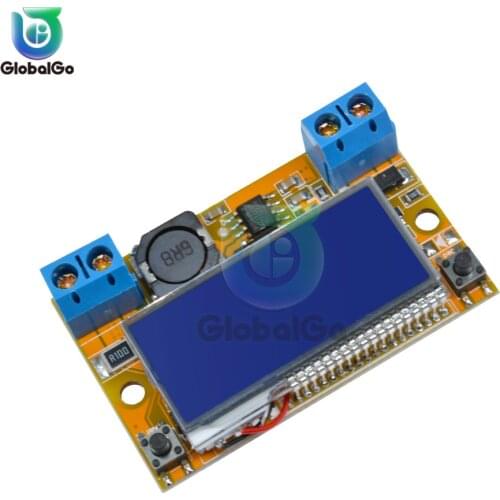 DC-DC 5-23V To 0-16.5V 3A Adjustable Step-down Power Supply Module Voltage Current LCD Display Step Down Buck Regulator + Case