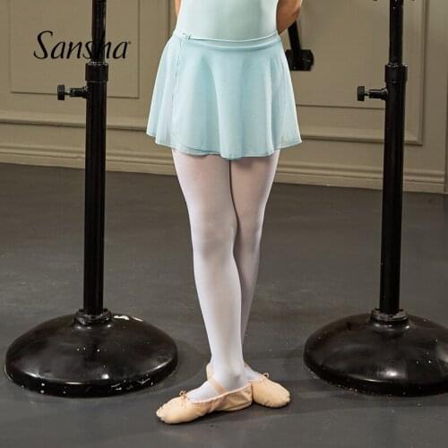 Sansha Kid Ballet Dance Chiffon Skirt Girl Dress Elastic Waistband 56BO1002P