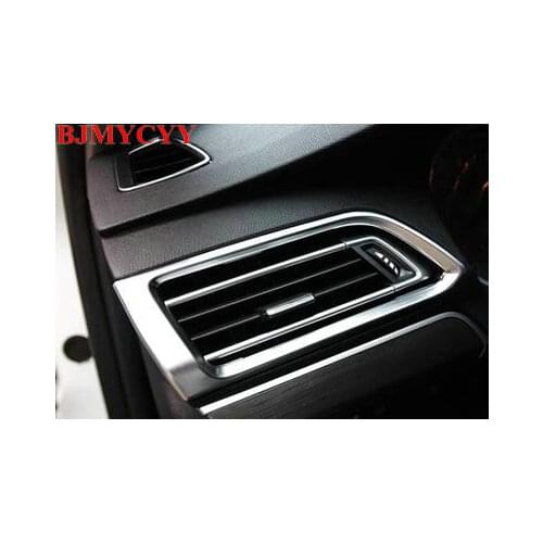 BJMYCYY Air-conditioning Outlet Cover ABS plat For Peugeot 308 Hatchback 2014 2015 2016 Second generation T9 SW Rear View 5door