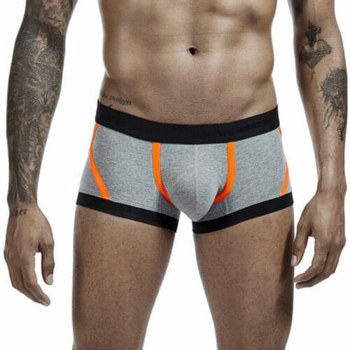 Mens Boxer Shorts Sports Fitness Bugle Pouch Underwear Breathable Slip Homme Underpants Boxershort Sportswear Panties Plus Size