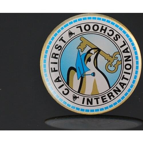 Printed Epoxy Badge Customized Hot Sale Zinc Alloy Badges