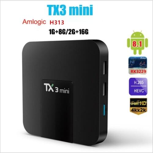 Amlogic S905W TV Box Android 9.0 7.1 Smart TX6 TV BOX 4GB RAM 64GB 4K TVBOX Allwinner H6 Quad Core 2.4G/5G WiFi pk TX3 mini