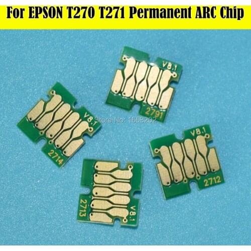 10 set/Lot T2701-T2704 T2711-T2714 27 Auto Reset Cartridge Chip For Epson WF7110/7610/7620/3620/3640 Printer Cartridge