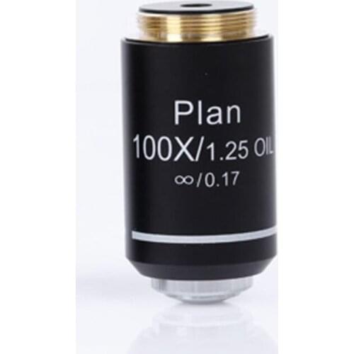 100X Infinity Plan Achromatic Objective Lens for Educational Lab School Olympus Biomicroscope Biological Microscope 20.2mm