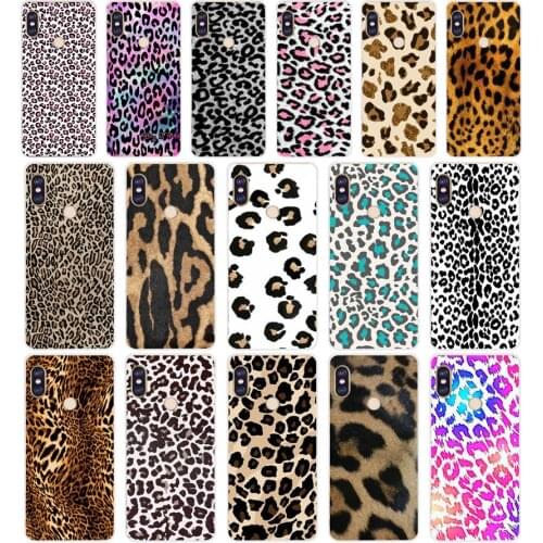 260H Fashion Tiger Leopard Print Panther Soft Silicone Tpu Cover phone Case for xiaomi redmi 6 pro 5 plus note 6 pro 4 4x mi 8