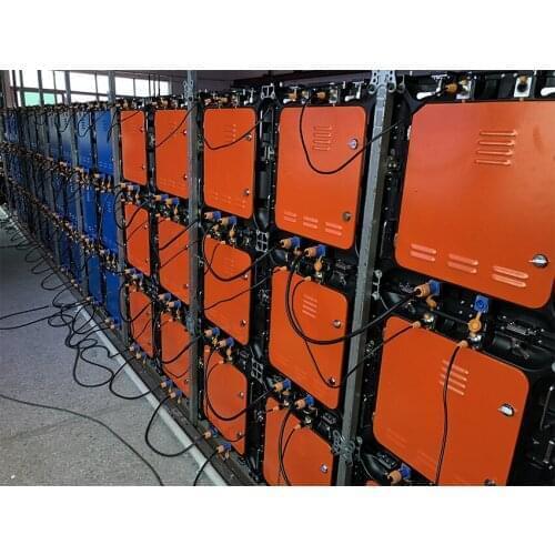 4pcs 512X512mm Die Casting Aluminum Cabinet P8 SMD3535 Outdoor Waterproof HD LED Video Wall Display Screen