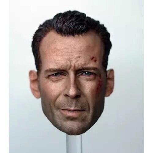 1/6 scale figure accessories Die Hard Bruce Willis head sculpt for 12" Action figure doll,Not included body,clothes D2079