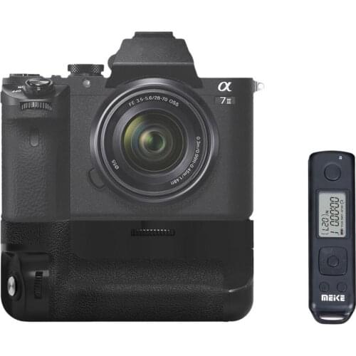 Meike MK-A7II 2.4g Wireless Control Battery Grip for Sony A7II A7R II as VG-C2EM