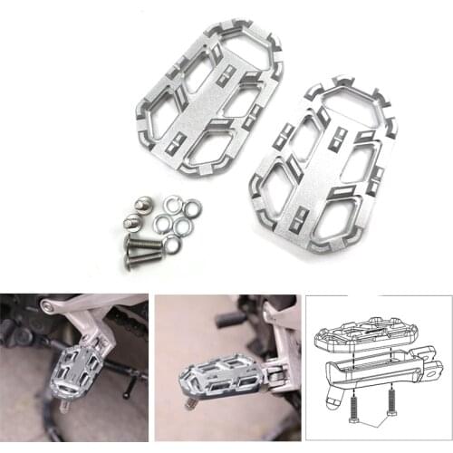 CB500X Motorcycle Foot Pegs Rest Front Footpegs Footrests Pedal Enlarger For Honda CB 500 X 2015 2016 CNC Aluminum