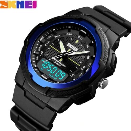 Men Watches White Sport Watch LED Digital 50M Waterproof Casual Watch Shock Male Clock 1454 relogios masculino SKMEI Watch Man