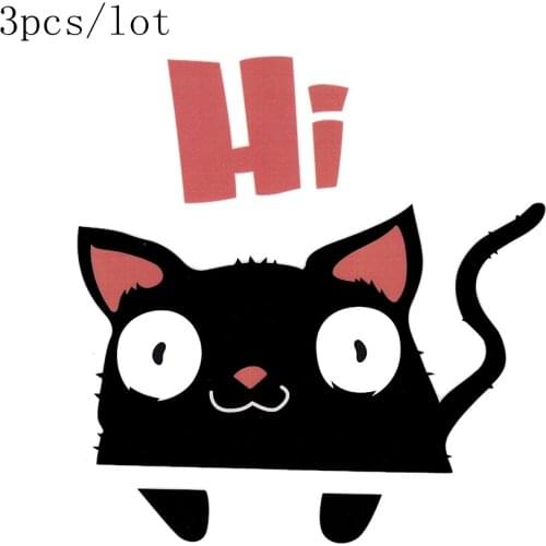 Cats wall sticker poster diy wall stickers for kids rooms home decor posters home decoration accessories wall decals LF-017-3