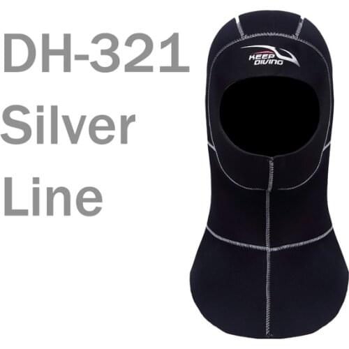 YonSub 3MM/5MM Neoprene Scuba Diving Hood With Shoulder Winter Keep Warm Hat Caps Spearfishing Snorkeling Equipment Wetsuit Hood