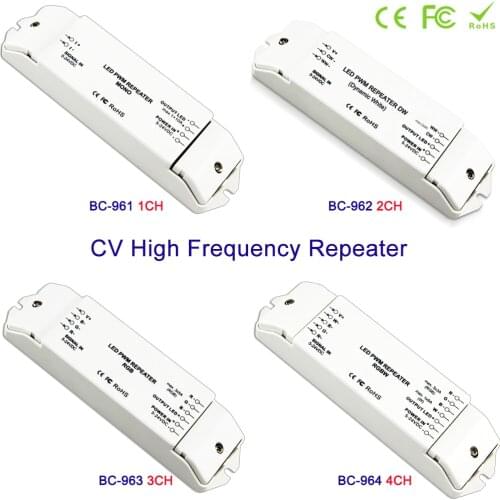New arrival Constant Voltage High Frequency Repeater 1CH 2CH 3CH 4CH RGB RGBW WW CW Controller DC5V-24V Output CV PWM signal
