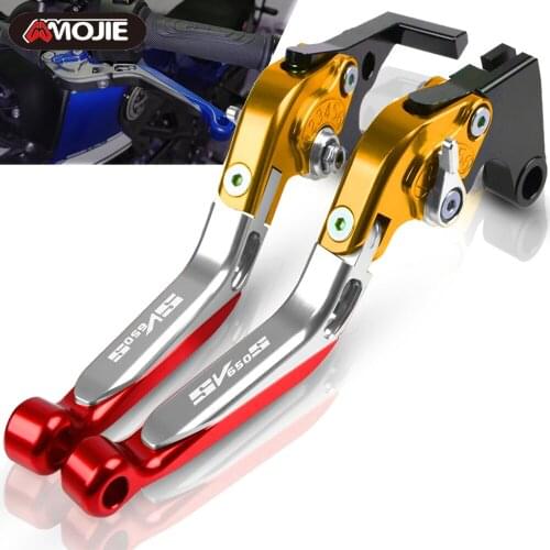 Motorcycle Brake Clutch Lever Handle Adjustable Extendable Foldable For Suzuki SV650 SV650S SV 650S 650 S 2013 2014 2015 2016