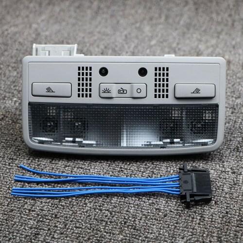 Gray Car Interior Reading Light Dome Lamp Light Switch Red Light For VW Passat B5 1.8T 2.0L For Skoda Octavia 3BD947105