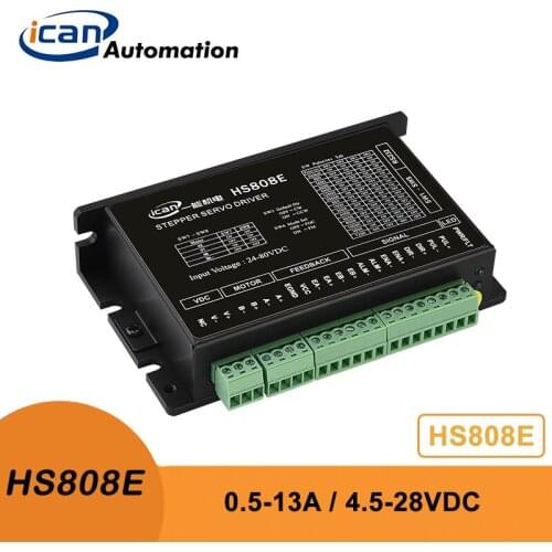 ICAN Closed Loop Stepper Nema17 Nema23 Driver 0.5-13A 4.5-28VDC Cnc Controller