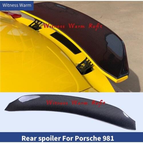 Rear Trunk Lip Wing Spoiler Splitter for Porsche 981 Cayman Boxster 2010 2011 2012 2014 2015 2016 Car body kit