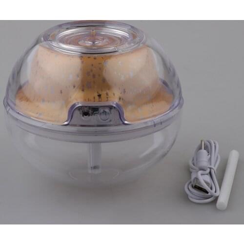 USB LED Projector Light Crystal Night Lamp Projector 500ml Air Humidifier Desktop Aroma Diffuser
