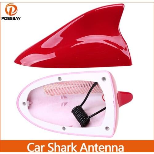 Shark Fin CarAntenna FM Signal Amplifier Stronger Aerial for Mini Cooper/Suzuki Swift/Seat Ibiza/Citroen C4/Kia Exterior Parts