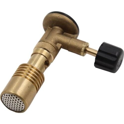 High Temperature Brass Gas Turbo Torch Propane Weld Plumbing Portable Bunsen Burner Gas Burner Heating Furnace