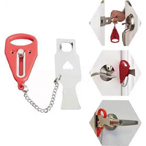 Anti-Theft Window Security Chain Lock Child Safety Door Restrictor Stainless Steel Locks Home Sliding Door Furniture Hardware