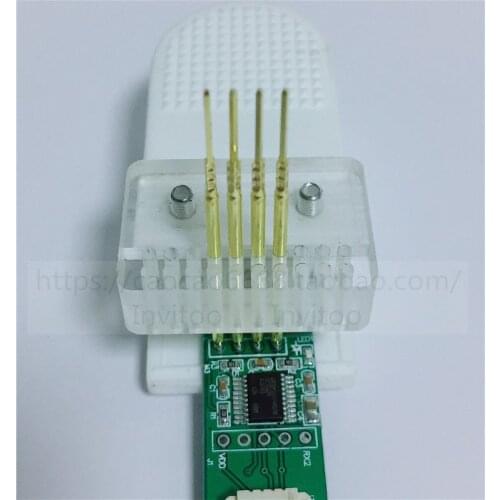PCB test frame clip fixture fixture spacing 2.54 probe download program programming burn single and double row