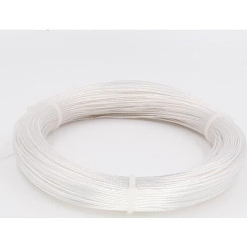 0.12square Silver Plated 6N OCC Signal Wire Cable, DIY Headphone Upgraded Bulk cable