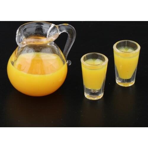 1/12 Dollhouse Miniature Drinking Bottles And Cups Model Kitchen Supplies, for Doll House Decoration Ornaments, Kids and Adults